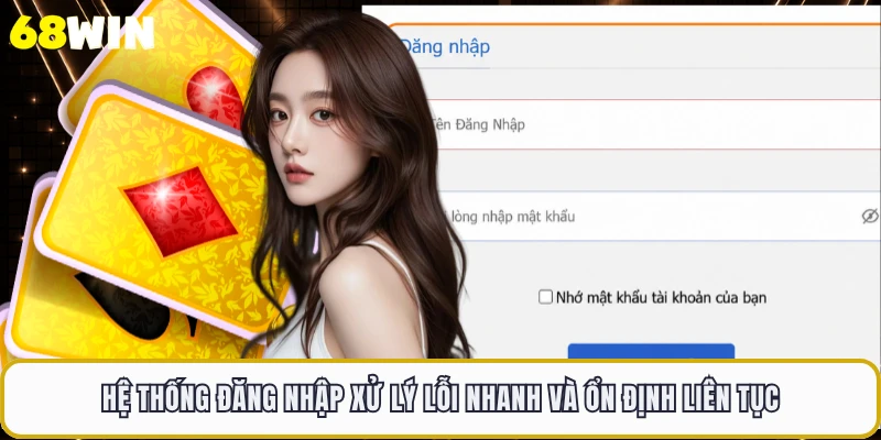 Hệ thống đăng nhập xử lý lỗi nhanh và ổn định liên tục